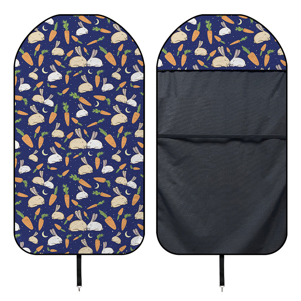 Carrot And Rabbit Pattern Print Waterproof Car Seat Cover