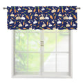 Carrot And Rabbit Pattern Print Window Valance