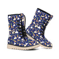 Carrot And Rabbit Pattern Print Winter Boots
