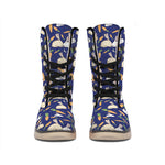 Carrot And Rabbit Pattern Print Winter Boots