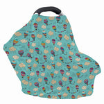 Cartoon Air Balloon Pattern Print Baby Seat Cover