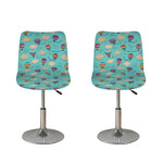 Cartoon Air Balloon Pattern Print Bar Stool Covers