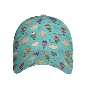 Cartoon Air Balloon Pattern Print Baseball Cap