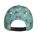 Cartoon Air Balloon Pattern Print Baseball Cap