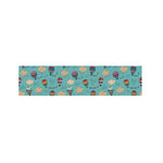 Cartoon Air Balloon Pattern Print Bed Runner