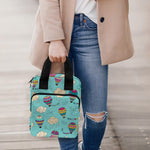 Cartoon Air Balloon Pattern Print Bible Tote Bag