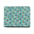 Cartoon Air Balloon Pattern Print Bifold Wallet