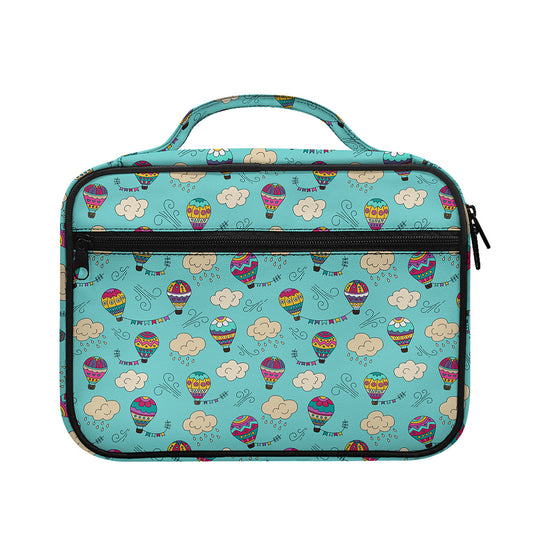 Cartoon Air Balloon Pattern Print Briefcase Bible Bag