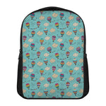 Cartoon Air Balloon Pattern Print Casual Backpack