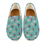 Cartoon Air Balloon Pattern Print Casual Shoes