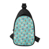 Cartoon Air Balloon Pattern Print Chest Bag