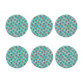 Cartoon Air Balloon Pattern Print Coaster Set