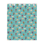 Cartoon Air Balloon Pattern Print Curtain