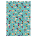 Cartoon Air Balloon Pattern Print Curtain