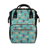 Cartoon Air Balloon Pattern Print Diaper Bag