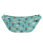 Cartoon Air Balloon Pattern Print Fanny Pack