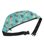 Cartoon Air Balloon Pattern Print Fanny Pack