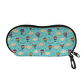 Cartoon Air Balloon Pattern Print Glasses Case