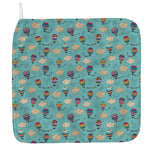 Cartoon Air Balloon Pattern Print Hand Towel