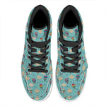 Cartoon Air Balloon Pattern Print High Top Leather Sneakers