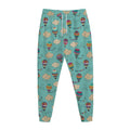 Cartoon Air Balloon Pattern Print Jogger Pants