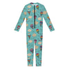 Cartoon Air Balloon Pattern Print Jumpsuit