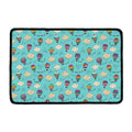 Cartoon Air Balloon Pattern Print Kitchen Mat