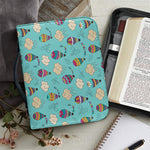 Cartoon Air Balloon Pattern Print Leather Bible Cover