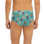 Cartoon Air Balloon Pattern Print Men's Briefs