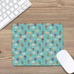 Cartoon Air Balloon Pattern Print Mouse Pad