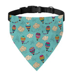 Cartoon Air Balloon Pattern Print Over The Collar Dog Bandana