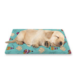 Cartoon Air Balloon Pattern Print Pet Cooling Mat Cover