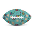 Cartoon Air Balloon Pattern Print Rugby Ball