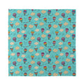 Cartoon Air Balloon Pattern Print Silk Bandana