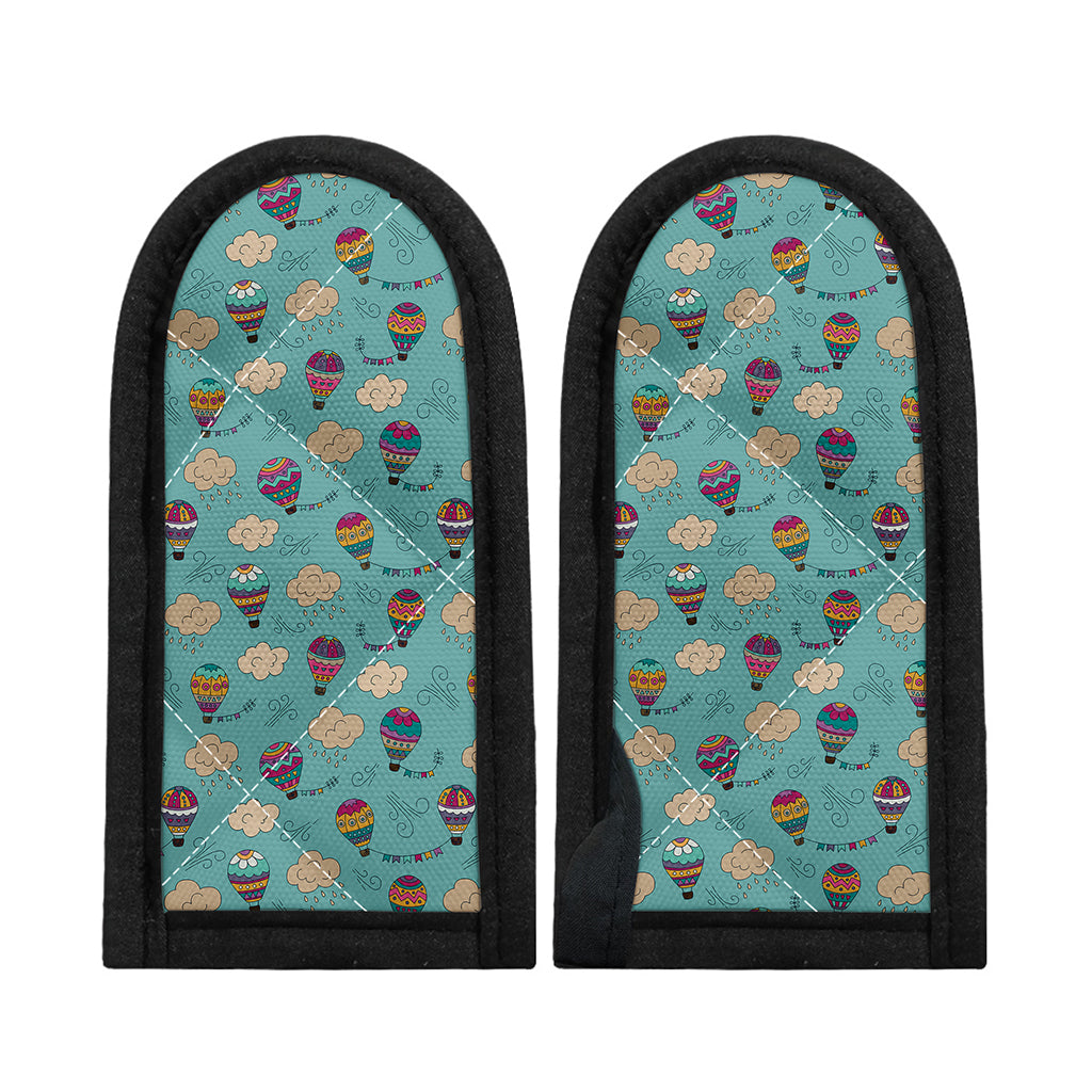 Cartoon Air Balloon Pattern Print Skillet Handle Cover