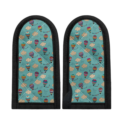 Cartoon Air Balloon Pattern Print Skillet Handle Cover