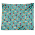 Cartoon Air Balloon Pattern Print Tapestry