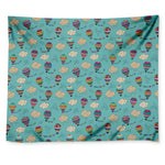 Cartoon Air Balloon Pattern Print Tapestry