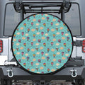 Cartoon Air Balloon Pattern Print Tire Cover