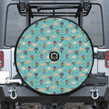 Cartoon Air Balloon Pattern Print Tire Cover With Camera Hole