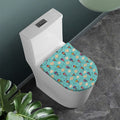 Cartoon Air Balloon Pattern Print Toilet Lid Cover