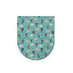 Cartoon Air Balloon Pattern Print Toilet Lid Cover