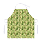 Cartoon Avocado Pattern Print Adjustable Apron