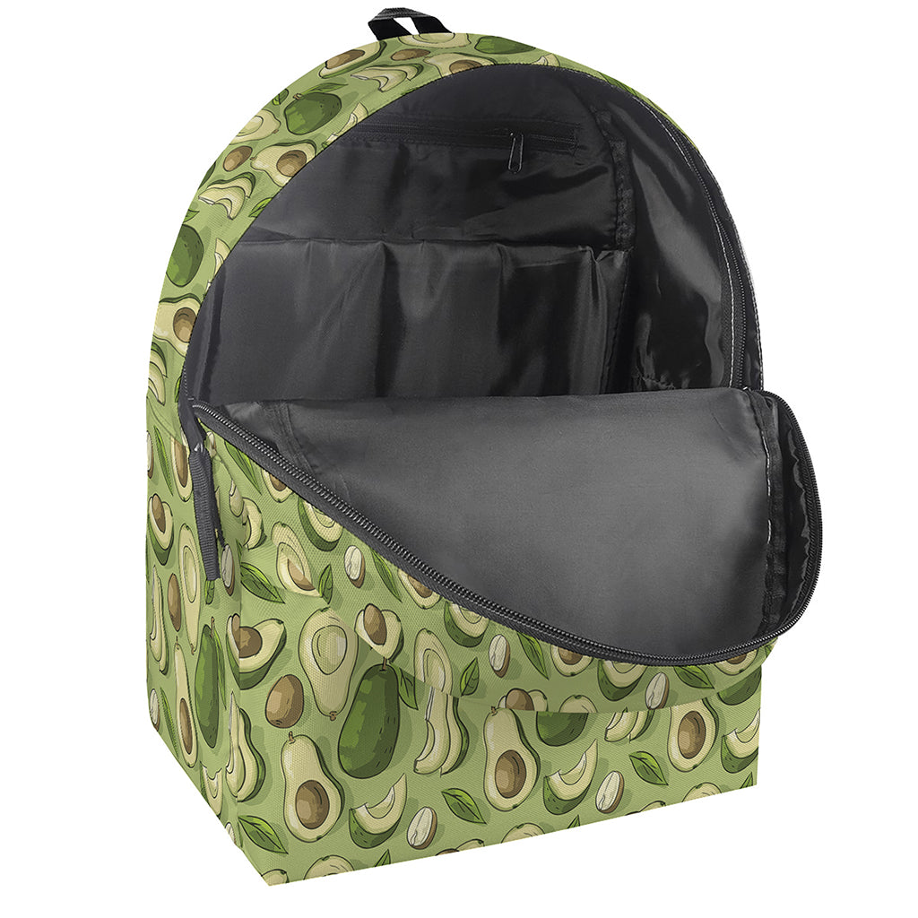 Cartoon Avocado Pattern Print Backpack