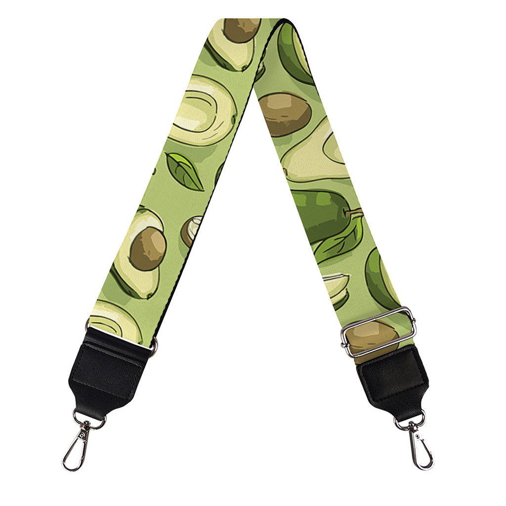 Cartoon Avocado Pattern Print Bag Strap
