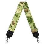 Cartoon Avocado Pattern Print Bag Strap