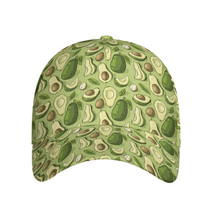 Cartoon Avocado Pattern Print Baseball Cap