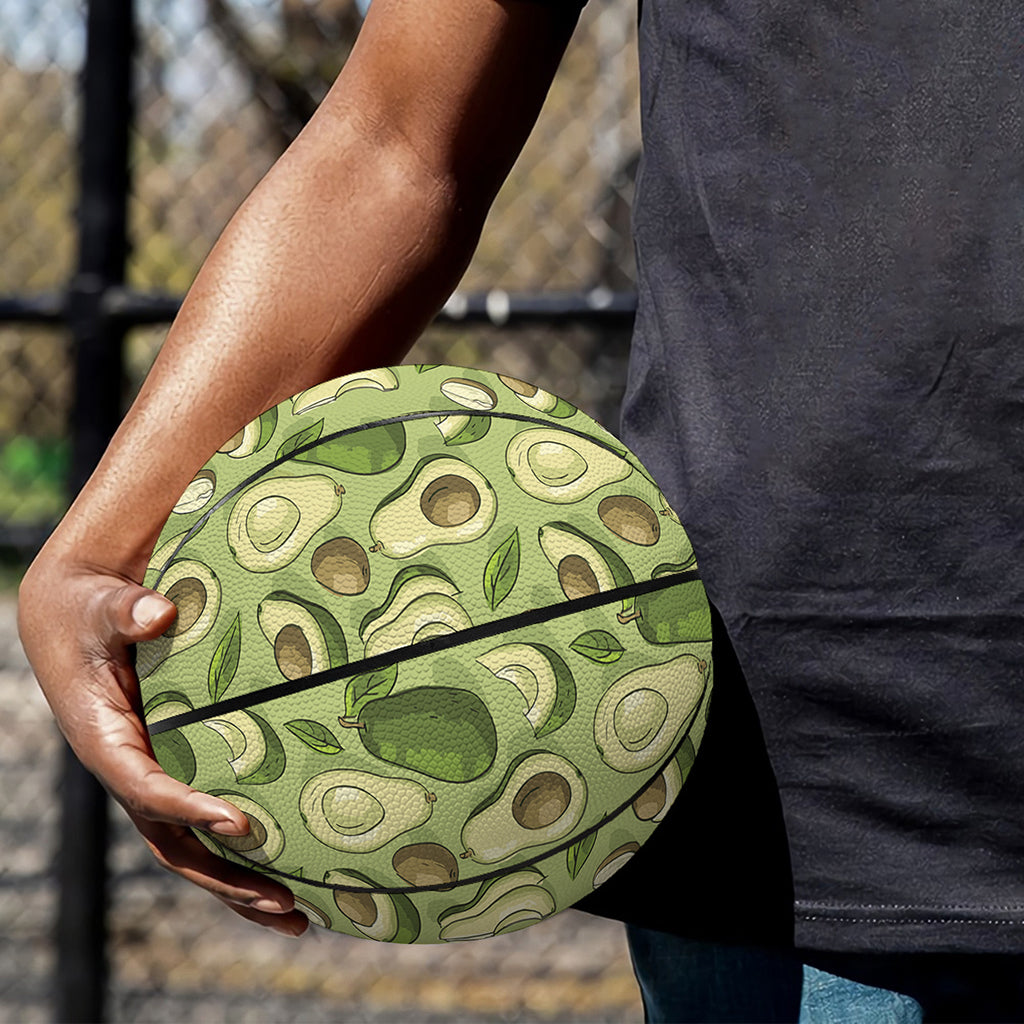 Cartoon Avocado Pattern Print Basketball