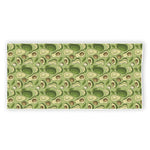 Cartoon Avocado Pattern Print Beach Towel