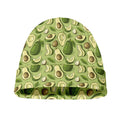 Cartoon Avocado Pattern Print Beanie